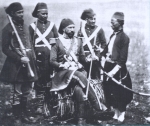 Οθωμανός αξιωματικός και στρατιώτες στην Κριμαία.